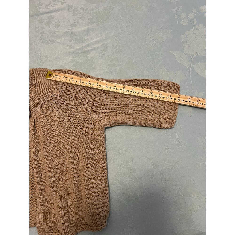 Dress Barn Chunky-Knit Shrug Cardigan Brown size Large Secretary Teacher office - Picture 9 of 10